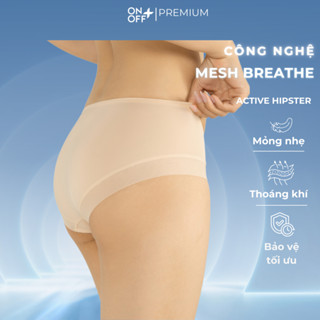 Quần lót nữ Microfiber mesh ONOFF PREMIUM dáng hipter  kháng khuẩn dệt lỗ thoáng khí - 16UV23A003