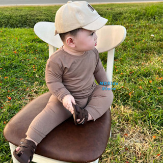 BỘ QUẦN ÁO TAY DÀI thun lạnh cho bé trai,bé gái ( 5-15kg ) MDKIDS.