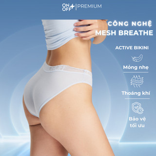 Quần lót nữ Active Bikini Microfiber mesh siêu nhẹ mềm mịn thoáng khí ONOFF -16UJ25A424