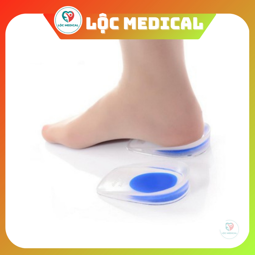 Đệm gót silicol mềm dẻo giảm đau gót chân MDG1