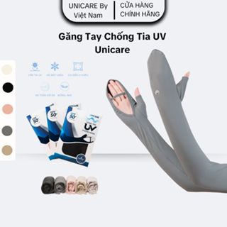 Găng Tay Chống Nắng Unicare UPF50+ – Chống Tia UV, Mát Lạnh, Co Giãn, Thoáng Khí, Unisex