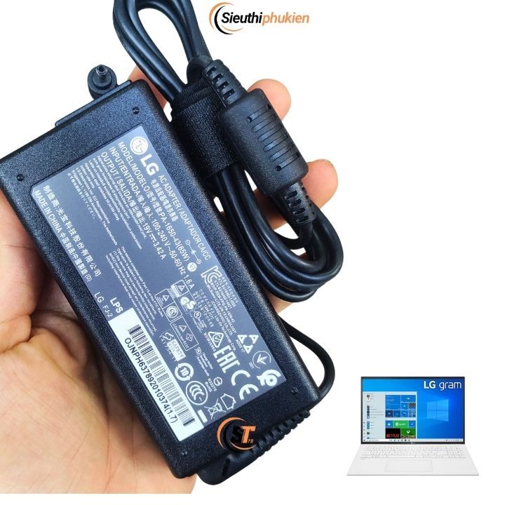 Sạc máy tính laptop LG UtraPC 16" 16U70Q 65W zin hãng , sạc laptop LG 16U70Q