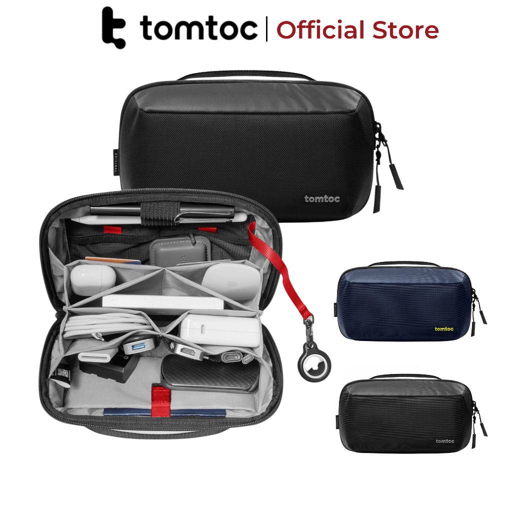 Túi đựng phụ kiện Tomtoc Navigator (T13) 2,4L Accessory Pouch chính hãng, nhỏ gọn, nhiều ngăn