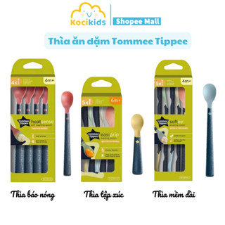 Thìa Ăn Dặm, Thìa Báo Nóng Tommee Tippee Cho Bé Từ 4 Tháng Tuổi