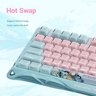 [HỎA TỐC] Bàn phím cơ Gravastar Mercury K1- Atlantis (3Modes | Hotswap  | PBT + PC) - Maxpinggear