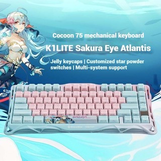 [HỎA TỐC] Bàn phím cơ Gravastar Mercury K1- Atlantis (3Modes | Hotswap  | PBT + PC) - Maxpinggear