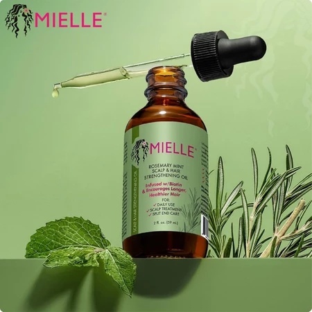 Dầu dưỡng tóc Mielle Organics Rosemary Mint Scalp & Hair Strengthening Oil 59ml