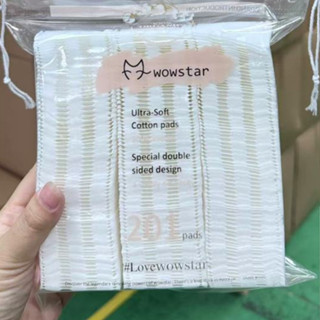 222 miếng Bông tẩy trang Khăn Cotton Hai Mặt Dùng Một Lần Đa Ứng Dụng (wowstar222miếng-Tốt)