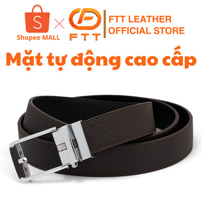 Thắt lưng xỏ kim cao cấp da bò nam FTT Leather nhiều màu sắc sang trọng phù hợp đi làm công sở, đi chơi