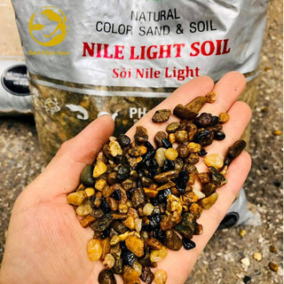 Sỏi Nile Light N.M.F – Chiết 0.5kg/1kg, trang trí nền bể cá thủy sinh tự nhiên
