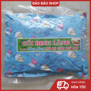  Gối lá đinh lăng chống mồ hôi cho bé  Gối thảo dược cho bé sơ sinh  