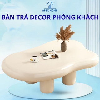  Bàn trà decor phòng khách  Bàn trà sofa hoặc ngồi bệt sang trọng Thiết kế bo góc an toàn M249 