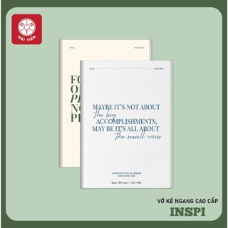  HẢI TIẾN Vở kẻ ngang Inspi - KT 185x267mm - ĐL 70g m2 - Giấy chống loá  80,120,200 trang  