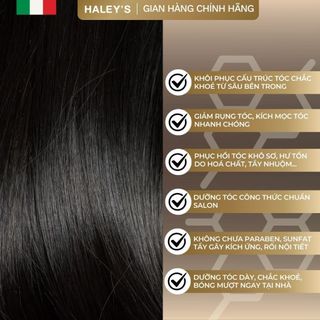Kem Ủ Tóc Haley's 500ML - Dưỡng Tóc Sâu, Tái Tạo Tóc Hư Tổn, Mềm Mượt Chuẩn Salon