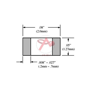 Trở Dán 0805 5% Từ 36R Đến 3K (Túi 50 Con)