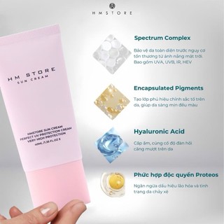 KEM  CHỐNG NẮNG HM STORE spf 50++