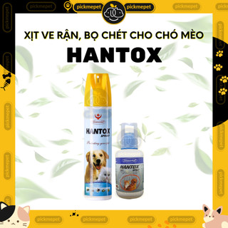 Hantox Spray - Xịt Ve Rận Bọ Chét Ghẻ Cho CHÓ MÈO 100ml 300ml 