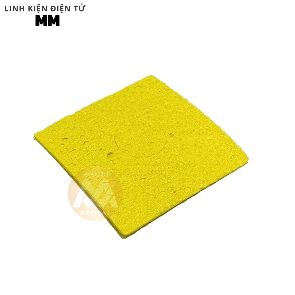 Bọt biển chùi mỏ hàn loại dầy ( 6 x 6 cm ) - Dùng để làm sạch mũi hàn