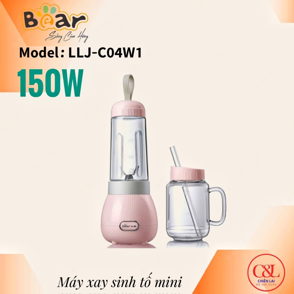 Máy xay sinh tố Bear LLJ-C04W1