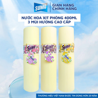 Nước Hoa Xịt Phòng Sumo 400ml 3 Mùi Hương Khử Mùi Ngăn Ngừa Ẩm Mốc Xịt Thơm Ô Tô