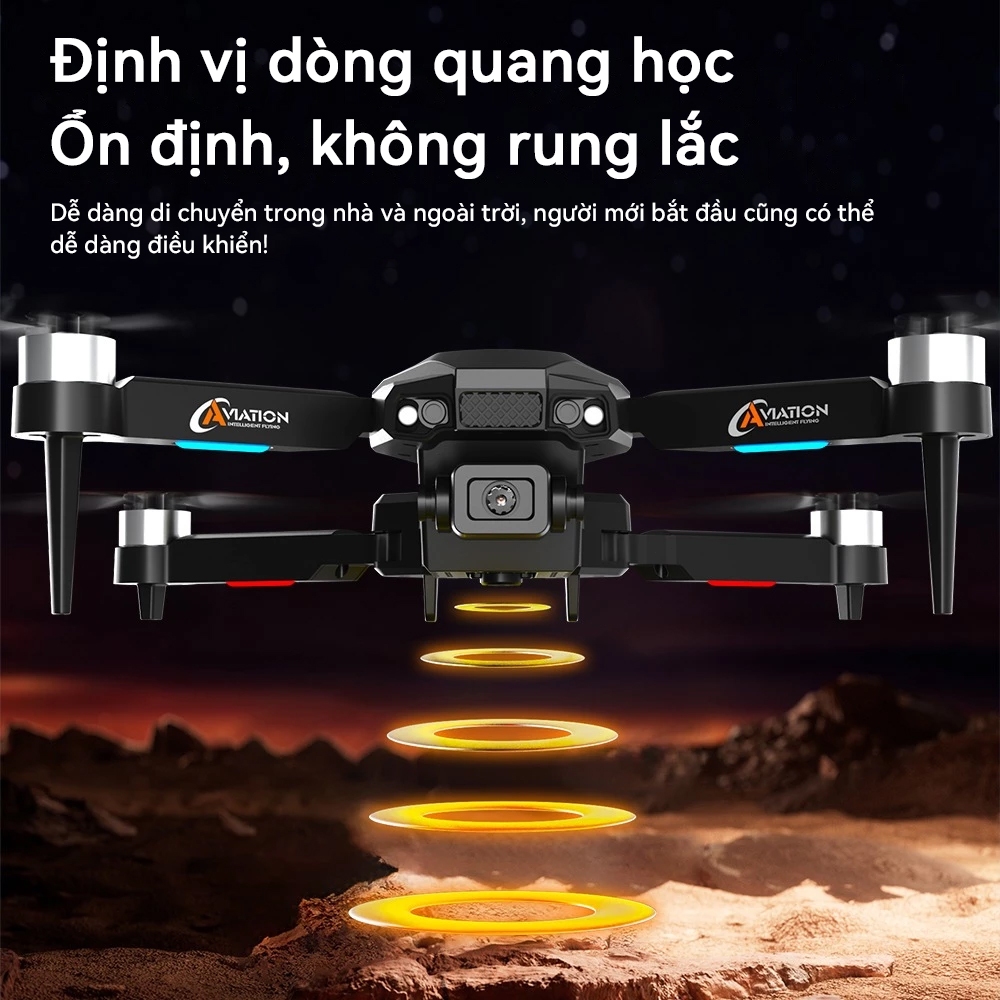 Drone Flycam F205 Động cơ không chổi than ổn định Máy ảnh từ xa HD kép với màn hình thời gian thực | BigBuy360 - bigbuy360.vn