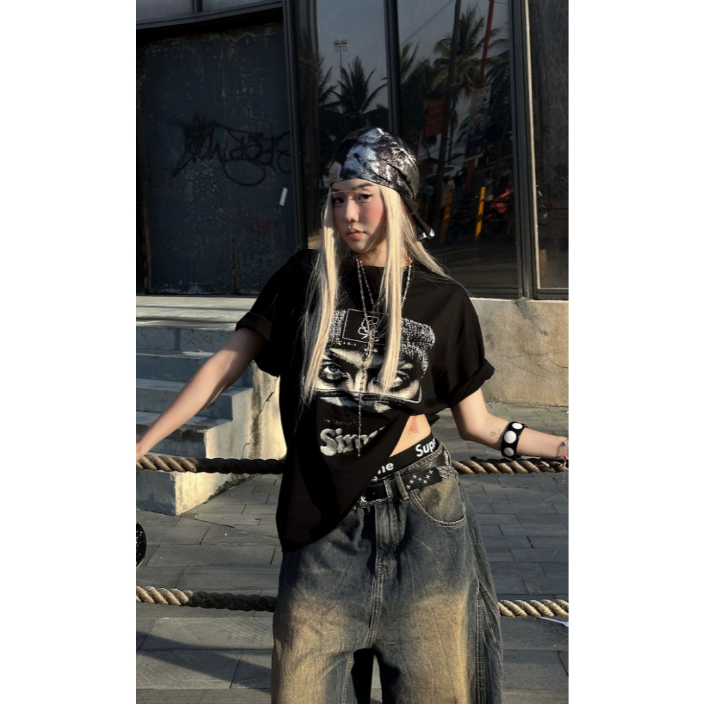Áo Thun Form Big Boxy '' SIMON'C THE COOL '' Cotton 100% Local Brand Unisex Cổ Tròn | BigBuy360 - bigbuy360.vn