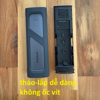 Box ổ cứng SSD M2 NVMe Baseus OH194 cổng Type C tốc độ 10Gbps -Bảo Hành 6 tháng