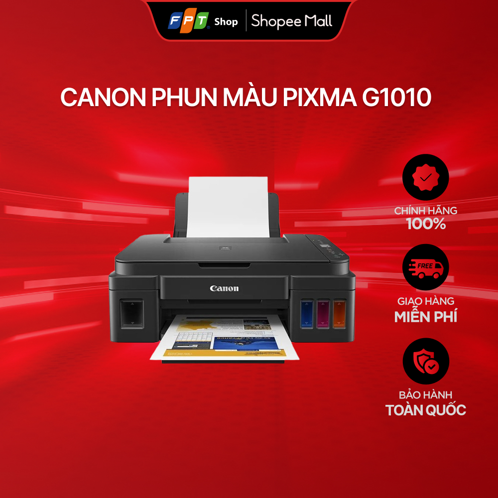  Máy in Canon Phun Màu PIXMA G1010 