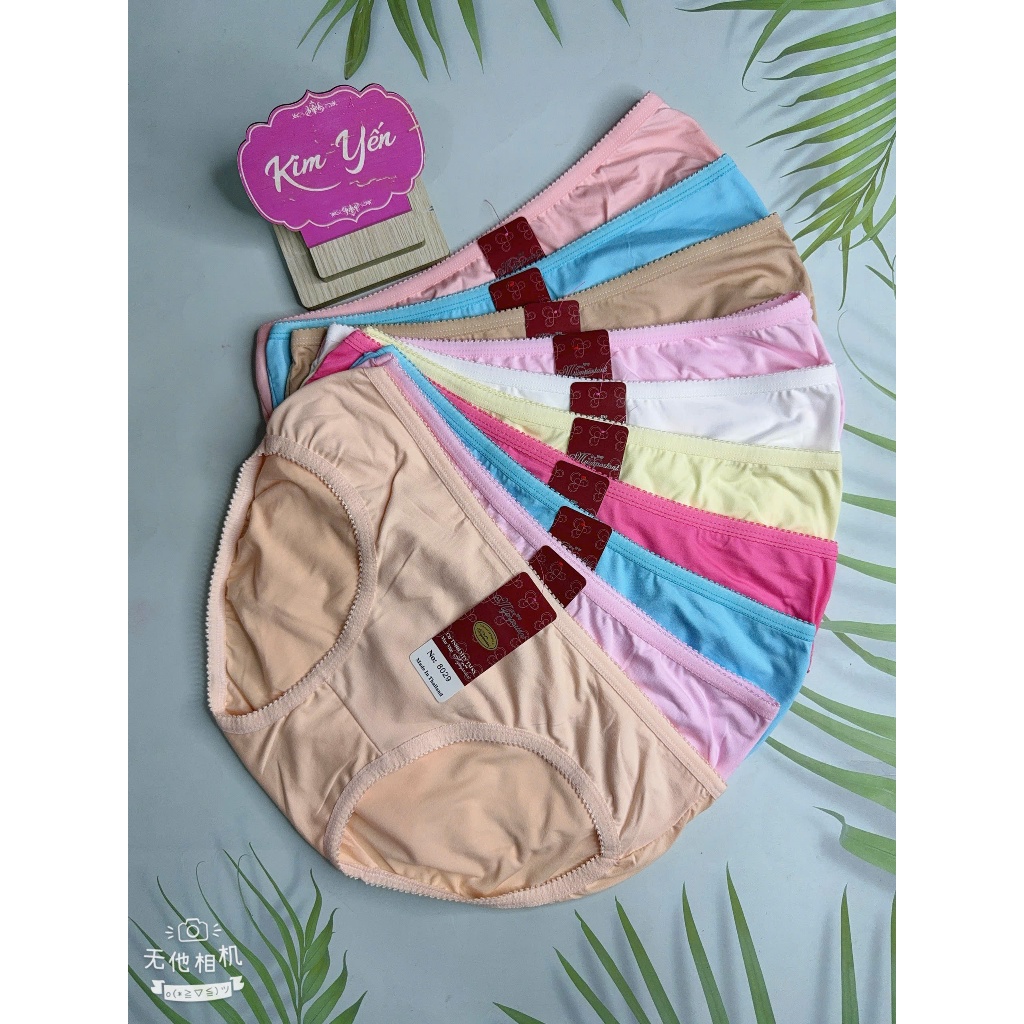 Combo 10 Quần Lót Nữ -quần chip nữ cotton size 40-70kg -   vải co giãn thoáng mát-kimyen