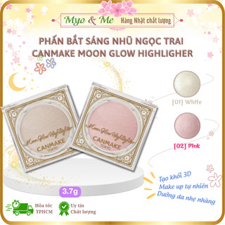  Phấn  bắt sáng nhũ ngọc trai Canmake Moon Glow Highlighter Nhật Bản - 3.7g 