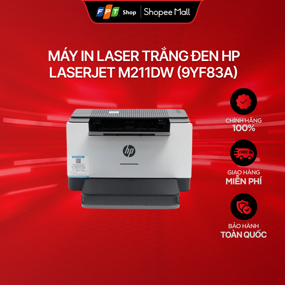 Máy in Laser trắng đen HP LaserJet M211dw (9YF83A)