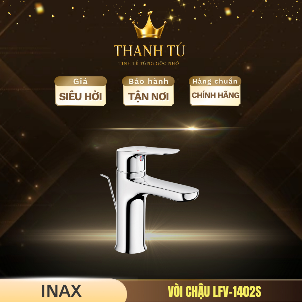 Vòi chậu nóng lạnh INAX LFV-1402S Chống Bám Bẩn, Dễ Dàng Vệ Sinh