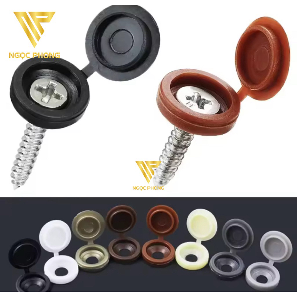 Nắp chụp mũ vít, bịt đầu vít lỗ 4mm/5mm , che giấu khuyết điểm