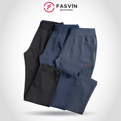 Quần Gió Thể Thao Nam FASVIN vải đẹp ống suông có khóa túi tiện dụng đi chơi hay mặc nhà DC22515.HN