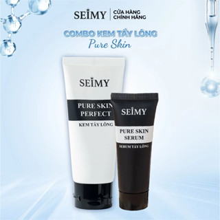 Combo Kem Tẩy Lông Seimy - Pure Skin Perfect tẩy lông vùng nách, tay chân, bikini