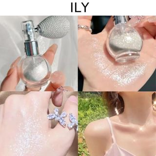  Phấn Bắt Sáng Dạng Xịt Cho Mặt Và Body Tạo Hiệu Ứng Lung Linh Cổ Vai Makeup Highlight Nhũ Lấp Lánh ILY 