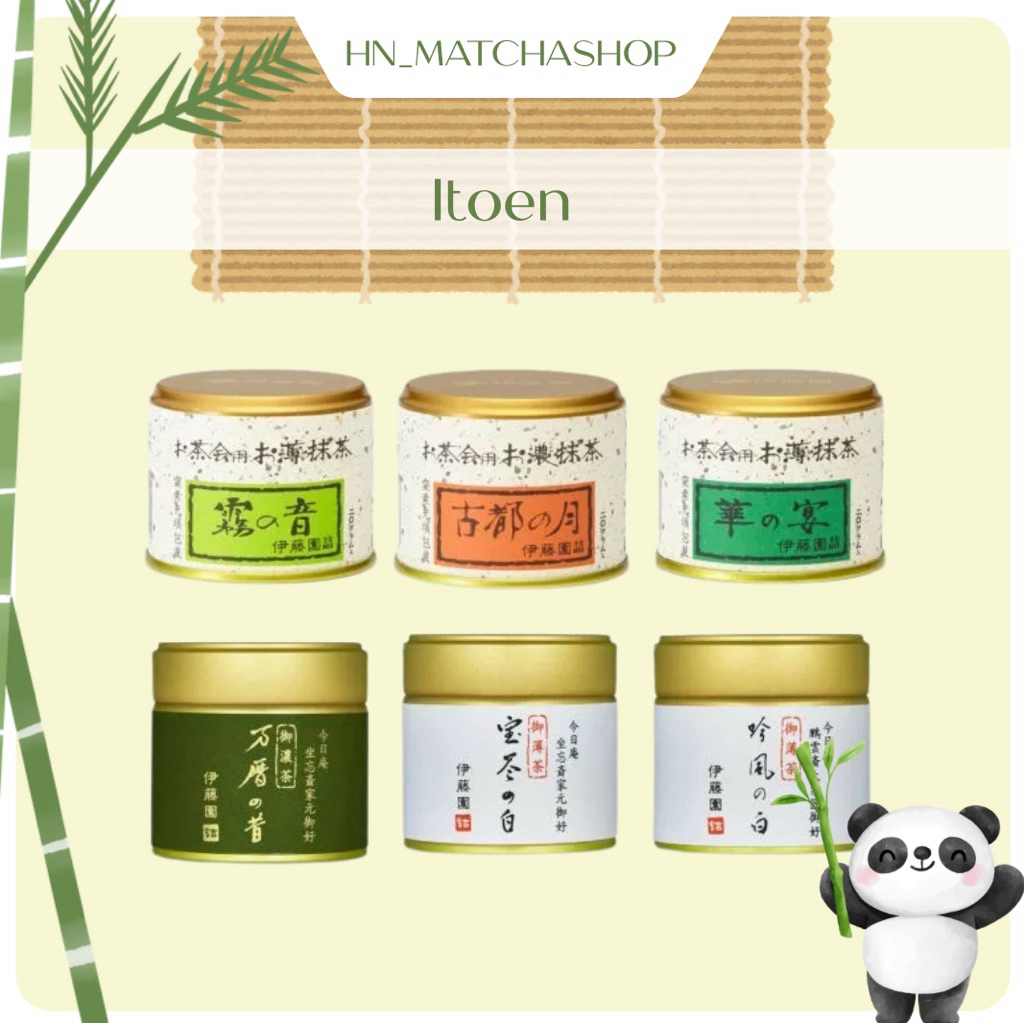 Matcha hãng Itoen chính hãng | Matcha Nhật Bản: koto no tsuki, hana no en, kiri no ne,…