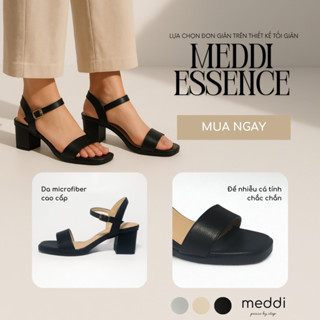  Giày cao gót nữ 5 phân gót vuông guốc nữ 5cm dép cao gót đế nhiễu êm bền chuẩn MeddiEssence 