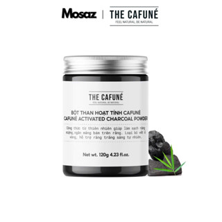  Bột Than Tre Hoạt Tính Trắng Răng Cafuné - Loại Bỏ Mảng Bám Tẩy Vết Ố Vàng Cho Răng Hiệu Quả 120g 