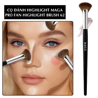  Cọ quạt tán highlight khối mũi cho chuyên nghiệp 62 MAGA Fan Shaped Nose Contour  mã loại MA41  