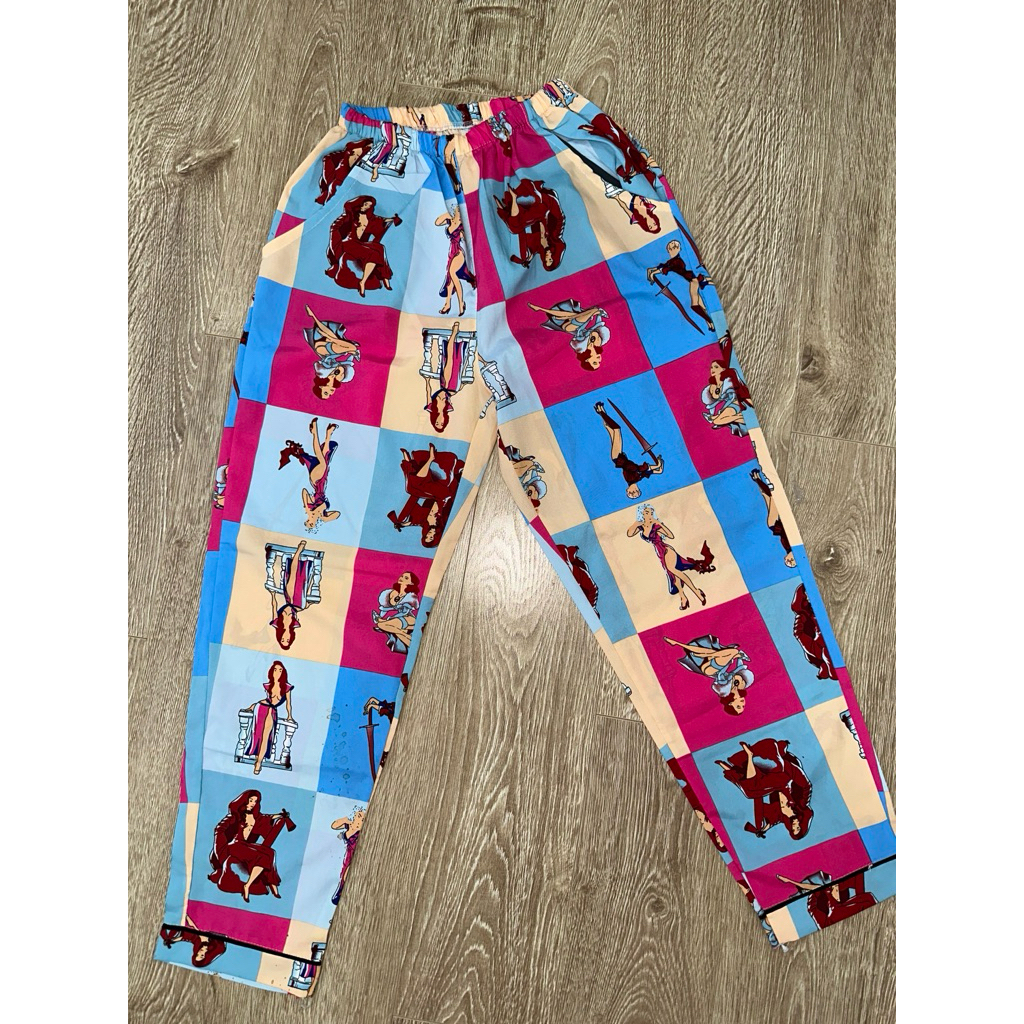 quần ngủ nữ lẻ in hình vui nhộn mùa hè 2hand thanh lý pass đồ