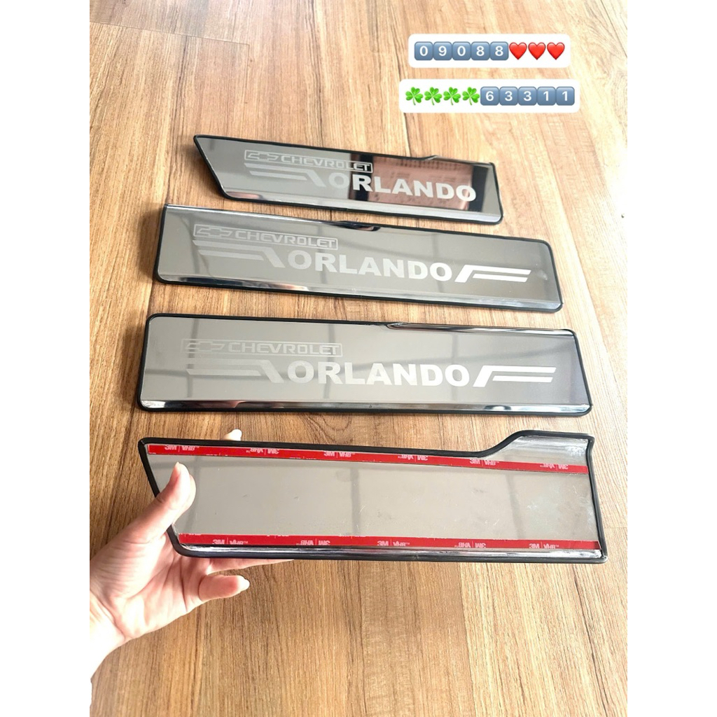 🔥 Ốp chống trầy bước chân lên xuống xe Orlando #orlando #chevroletorlando #trangtriorlando #oporland