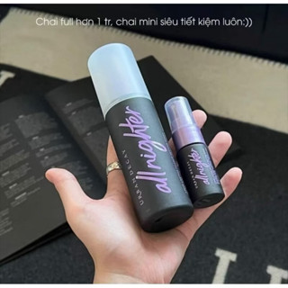  Xịt khoá nền Urban Decay All Nighter mini  xịt khóa Makeup Urban De.cey mini size fullbox 