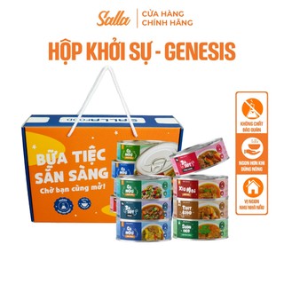 Combo 7 Đồ Hộp Nhiều Vị Quà Tặng Chủ Đề Khởi Sự Salla Tiện Lợi Hương Vị Nhà Làm - GENESIS