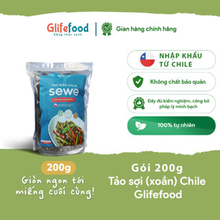 Tảo Xoắn Chile Glifefood | Túi 0.2 Kg | Nguyên liệu nấu ăn | Nhập Khẩu Chính Ngạch