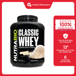 Sữa tăng cơ Nutrabio Classic Whey Protein Concentrate nhập khẩu Mỹ, hỗ trợ tập gym - Gymstore