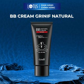 Kem che khuyết điểm, che hình săm cho nam bb cream Grinif Natural BB Cream for Men chống nắng không lộ vân LOTUS
