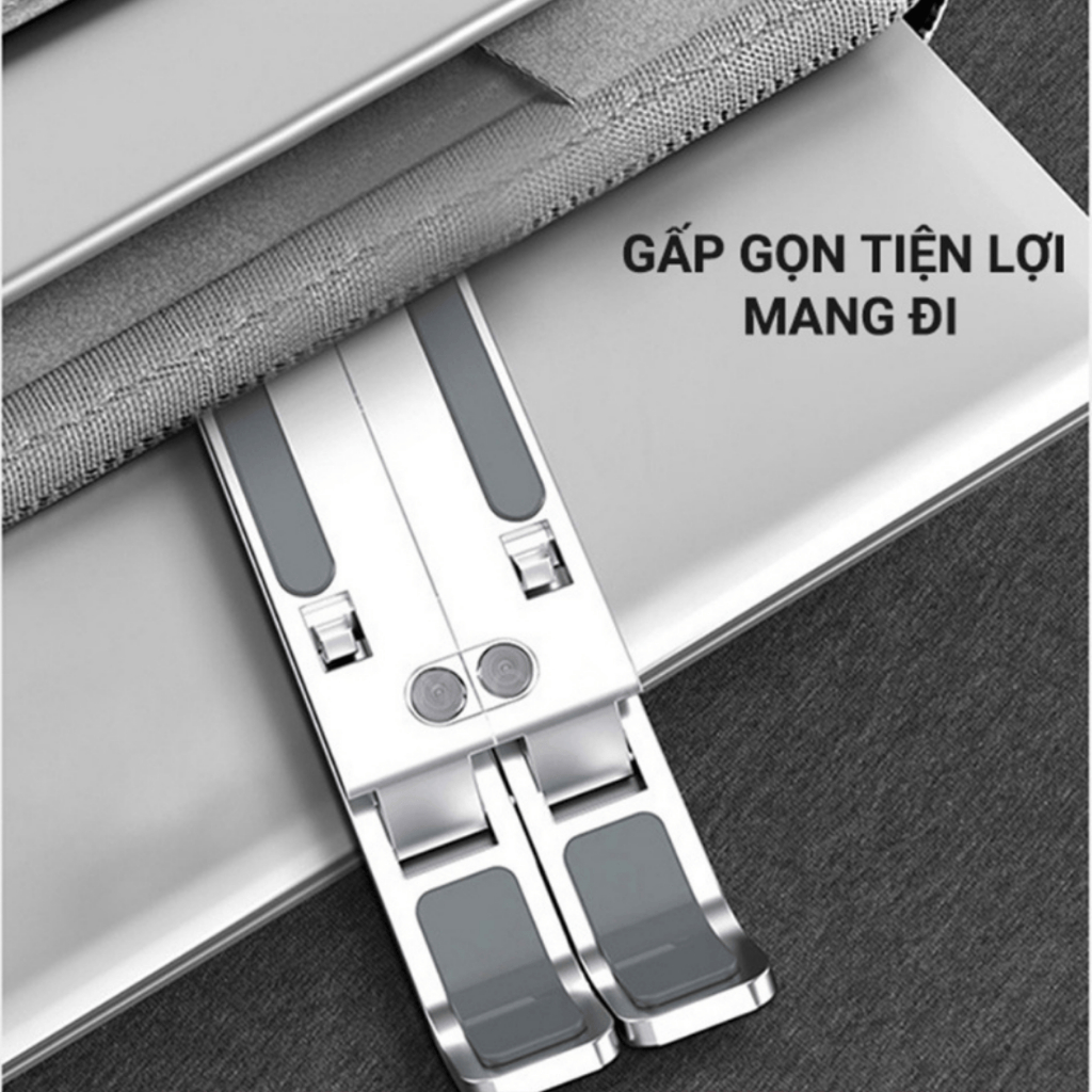 Giá Đỡ Laptop Macbook Hợp Kim Nhôm Gấp Gọn 7 Nấc Chiều Cao Tản Nhiệt Chống Trượt Cải Thiện Tư Thế | BigBuy360 - bigbuy360.vn
