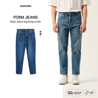 Quần jeans nam ống đứng SSSTUTTER co giãn tốt dáng straight form slim fit FORM JEANS II
