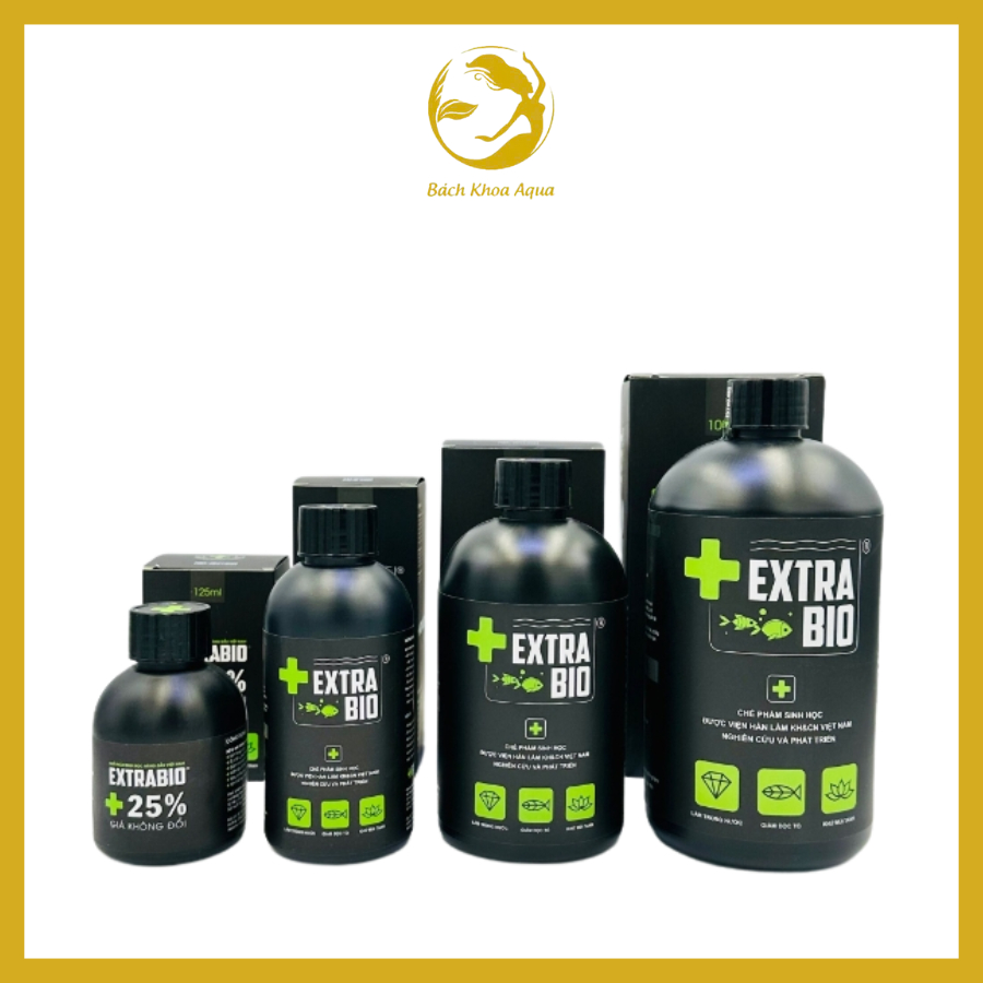 Men vi sinh Extra Bio cao cấp 125ml/250ml/500ml/1000ml, ổn định môi trường nước cho cá thủy sinh
